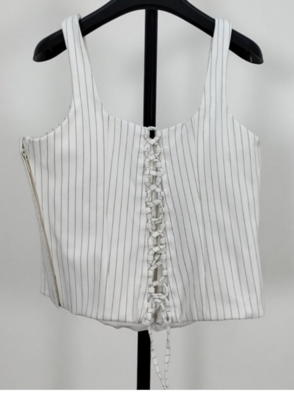 House of CB ‘SELMA’ Corset Top in White/ Small US4-6 $135 - Picture 11 of 11